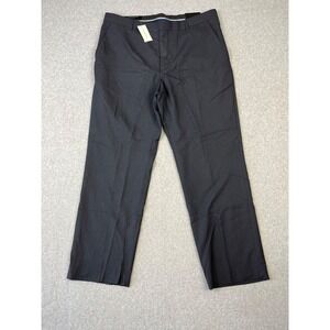 Banana Republic Tailored Dress Pants Mens 36x30 Navy Heather Pinstripe Trousers